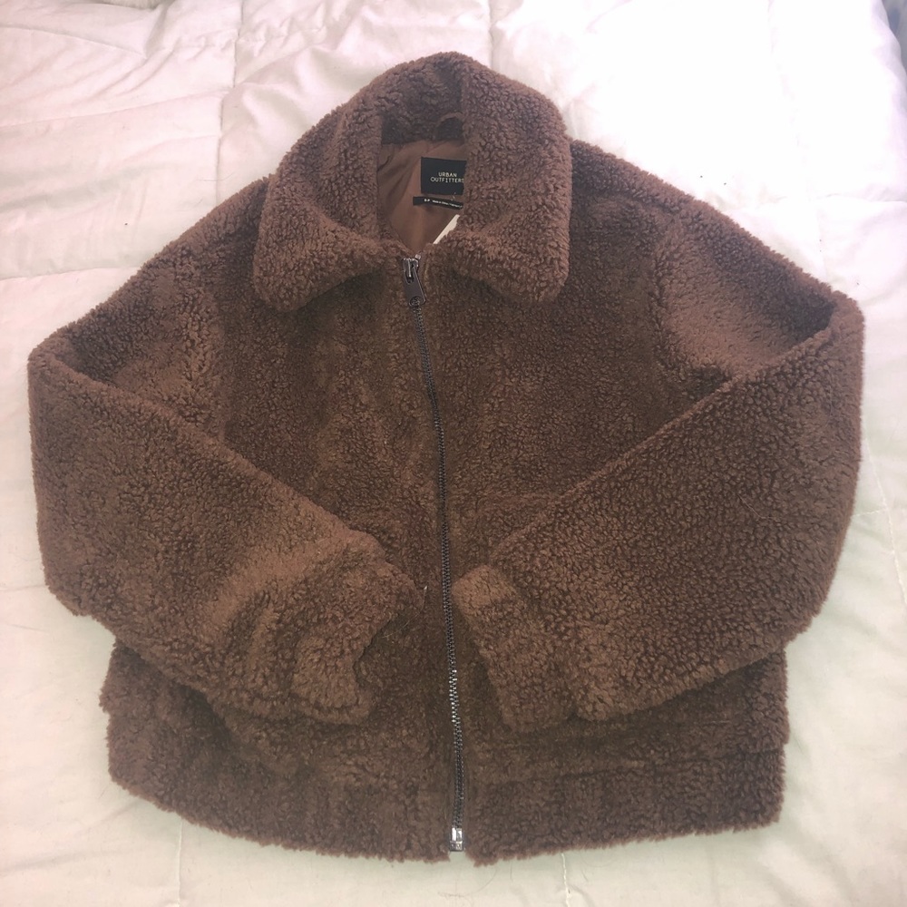 Urban Outfitters Cropped Puffy Coat